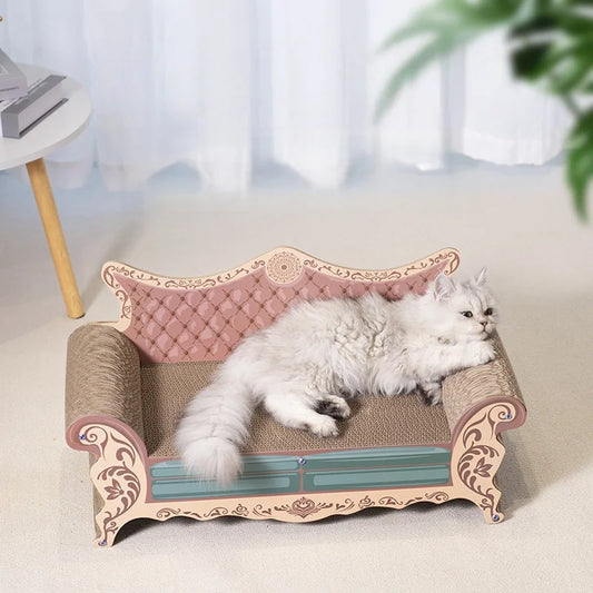 Cat scratcher couch that helps protect your furniture from scratching