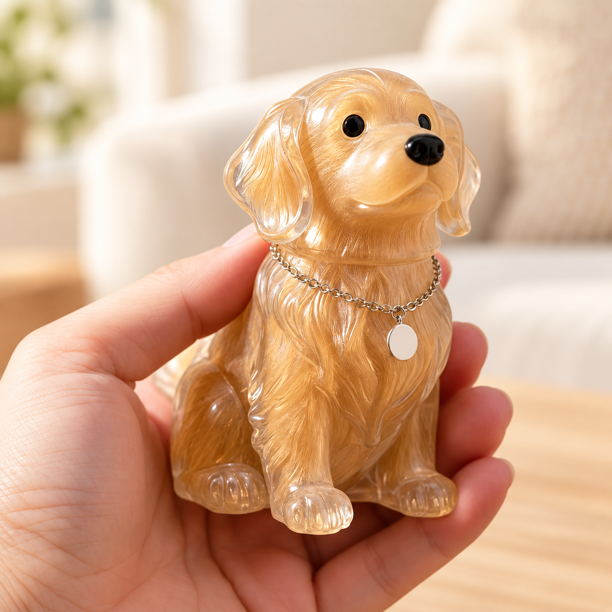 Dog Fur Keepsake Keychain – 20 Breeds