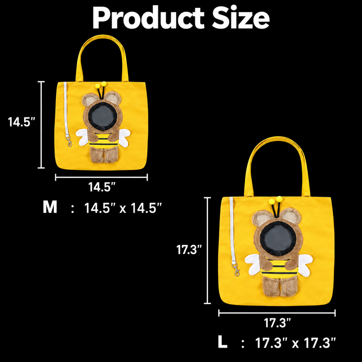 Peek-a-Boo Cat Carrier Tote — Costume Bag for Small Pets