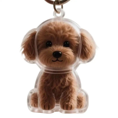 Dog Fur Keepsake Keychain – 20 Breeds
