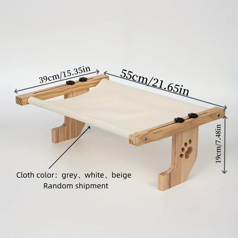 Window Watch wooden cat window hammock by Petty Picks