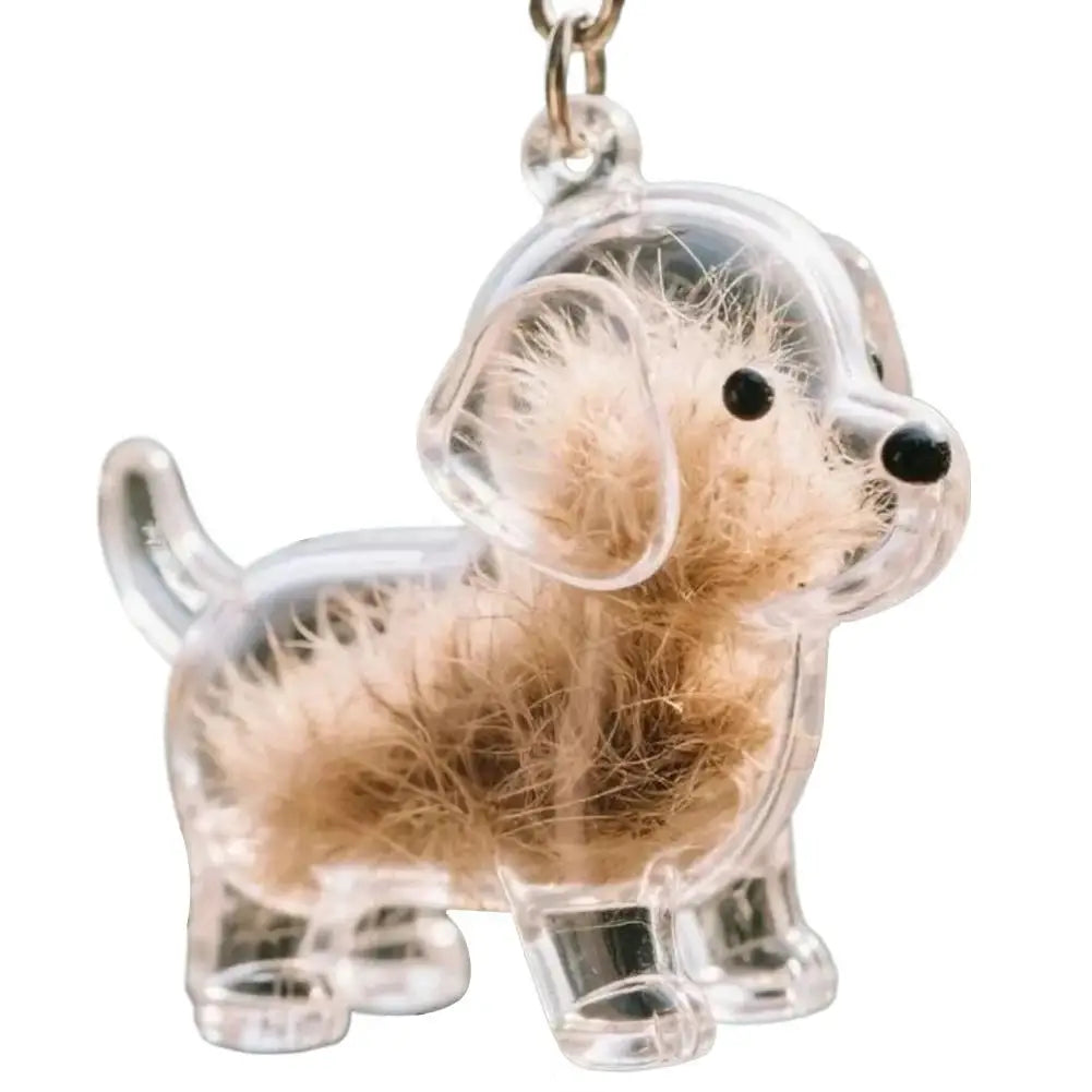 Dog Fur Keepsake Keychain – 20 Breeds