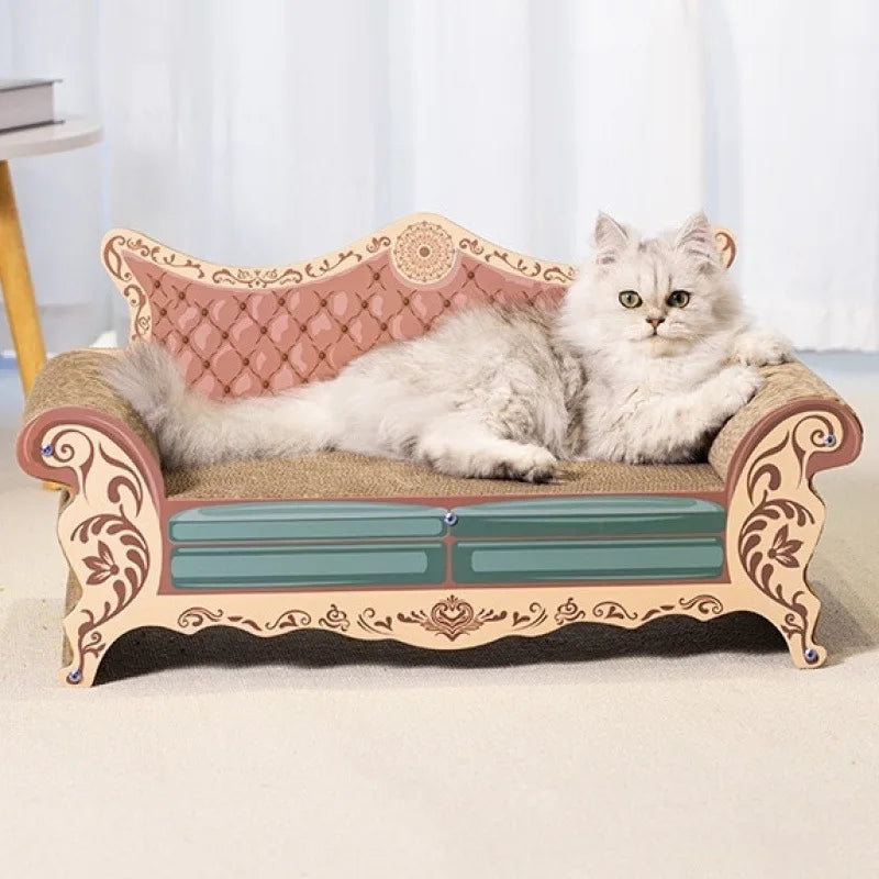 Royal Lounge cat scratcher sofa details