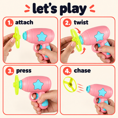 How to load and launch discs with the Zoomies Launcher cat fetch toy