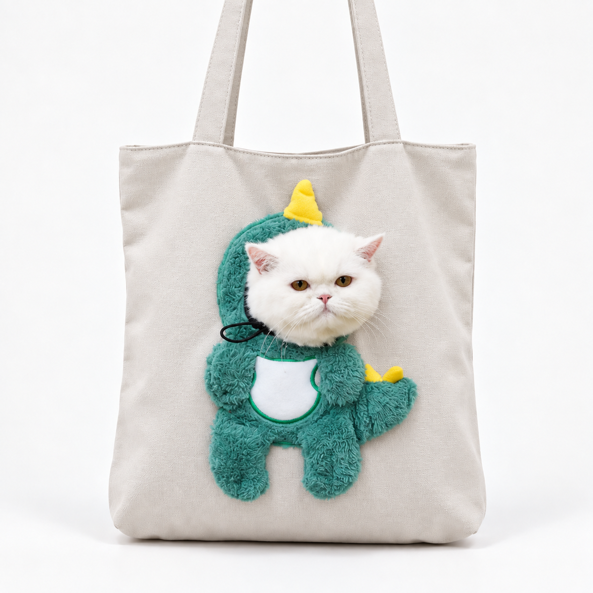 Peek-a-Boo Cat Carrier Tote — Costume Bag for Small Pets